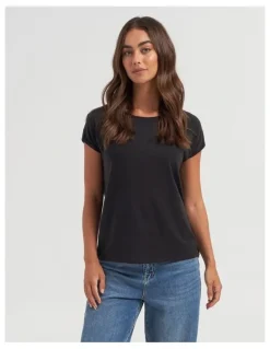 Vero Moda Ava Plain Top in Black