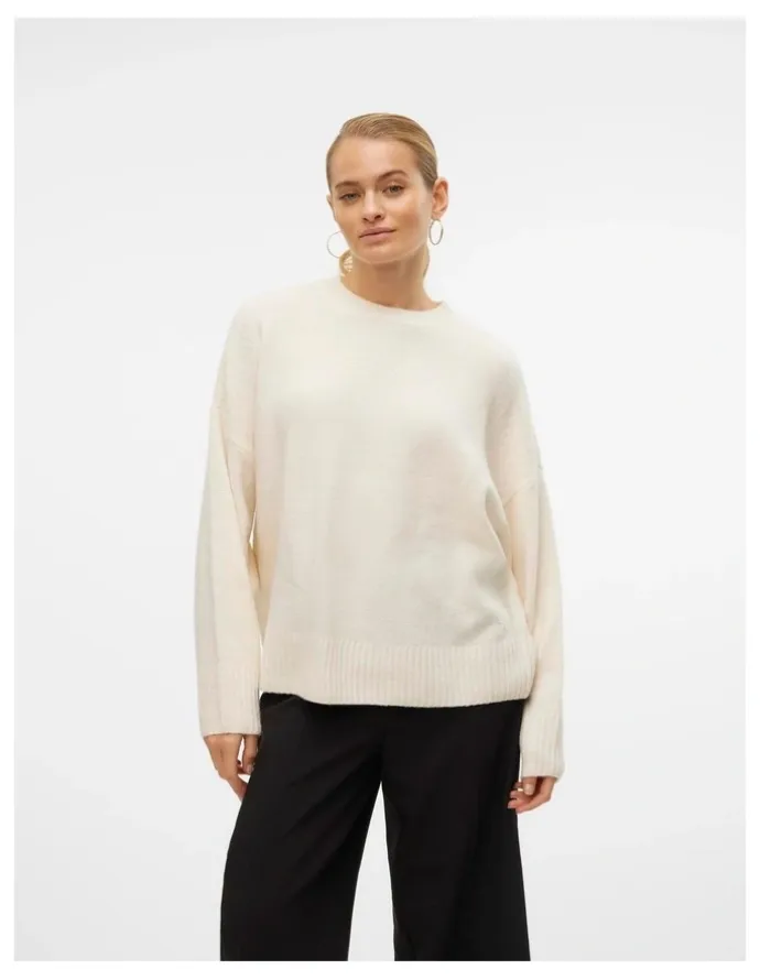 Vero Moda Boom Chunky Knit in Cream