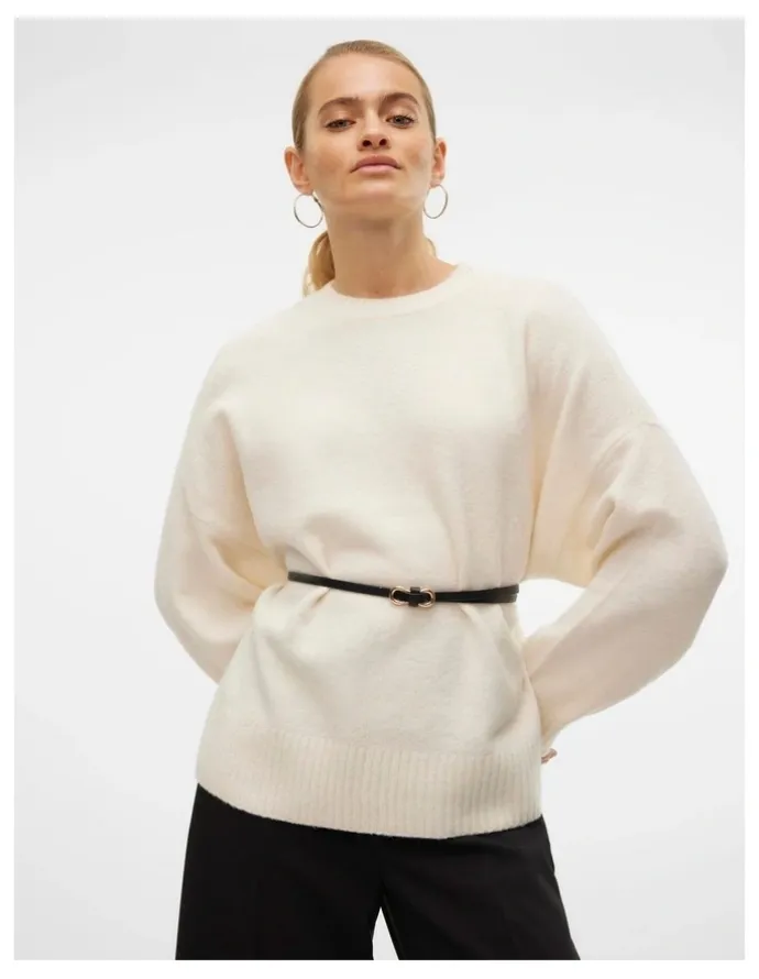 Vero Moda Boom Chunky Knit in Cream