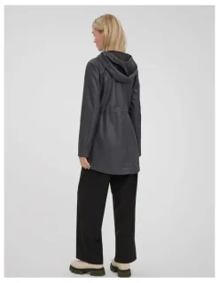 Vero Moda Malou Coated Jacket in Black
