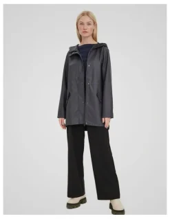 Vero Moda Malou Coated Jacket in Black