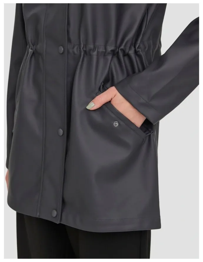 Vero Moda Malou Coated Jacket in Black