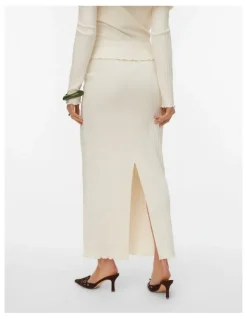 Vero Moda Mollie High Waisted Knitted Maxi Skirt