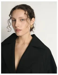 Veronika Maine Cocoon Sleeve Cropped Trench