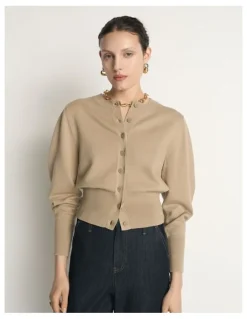 Veronika Maine Cotton Cashmere Cardigan