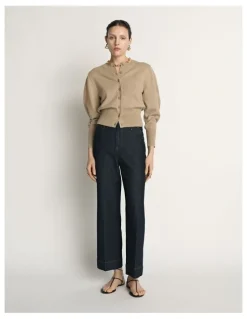 Veronika Maine Cotton Cashmere Cardigan