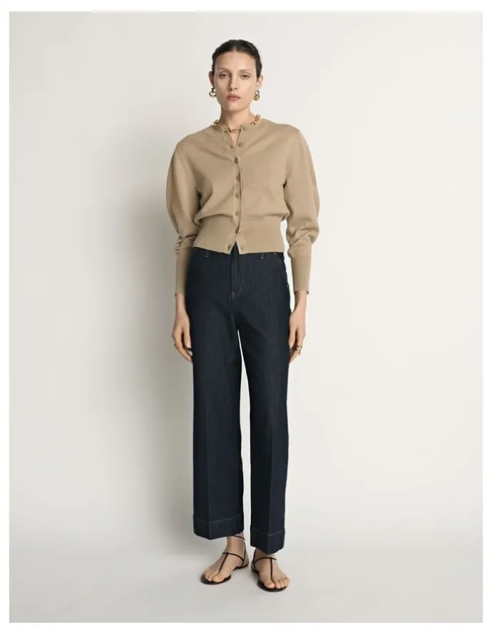 Veronika Maine Cotton Cashmere Cardigan
