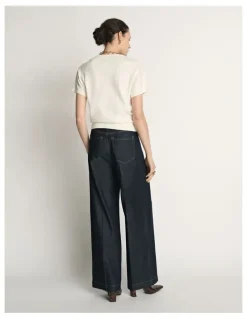 Veronika Maine Cotton Cashmere Knit Tee