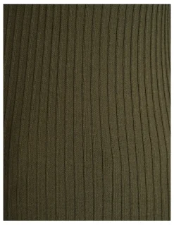 Veronika Maine Cotton Silk Ribbed Polo