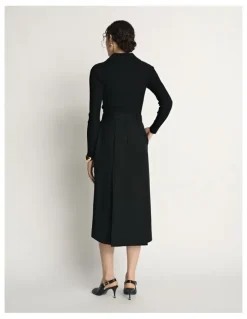 Veronika Maine Cotton Silk Ribbed Polo