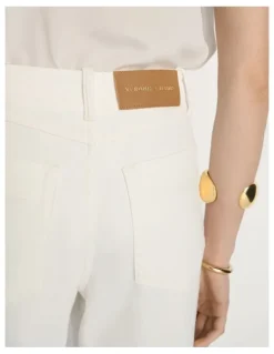 Veronika Maine Denim High Rise Cropped Jean