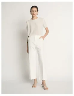 Veronika Maine Denim High Rise Cropped Jean