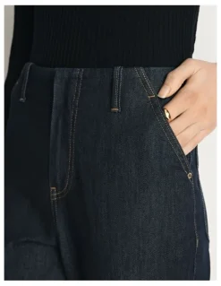 Veronika Maine Denim High Rise Cropped Jean