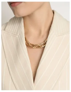 Veronika Maine Embroidered Stripe Cropped Blazer