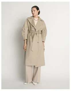 Veronika Maine Wool Cocoon Sleeve Trench