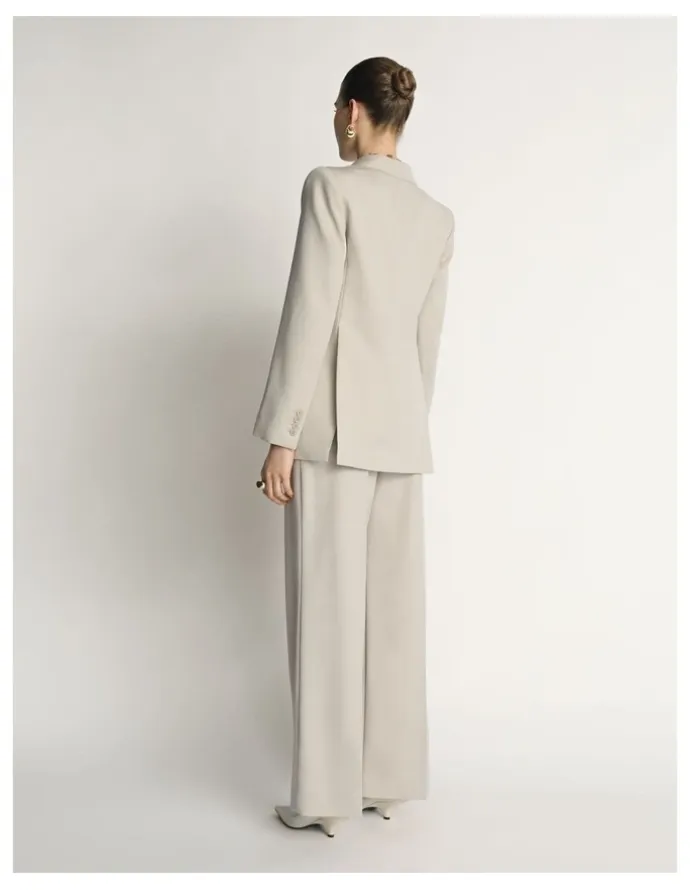 Veronika Maine Wool Double Breasted Blazer