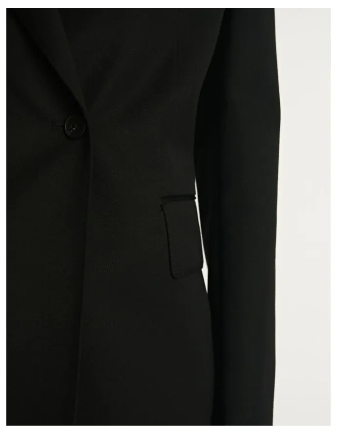 Veronika Maine Wool Double Breasted Blazer