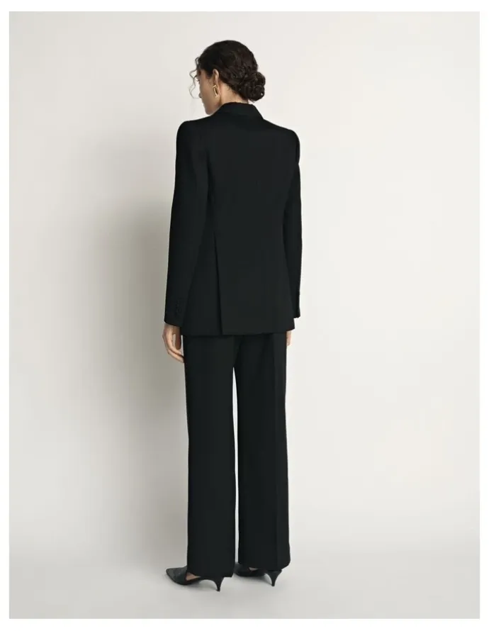 Veronika Maine Wool Double Breasted Blazer