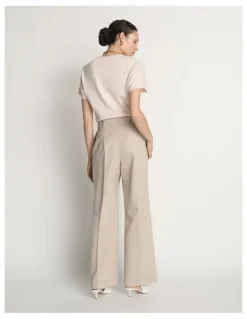 Veronika Maine Wool Wide Leg Pant