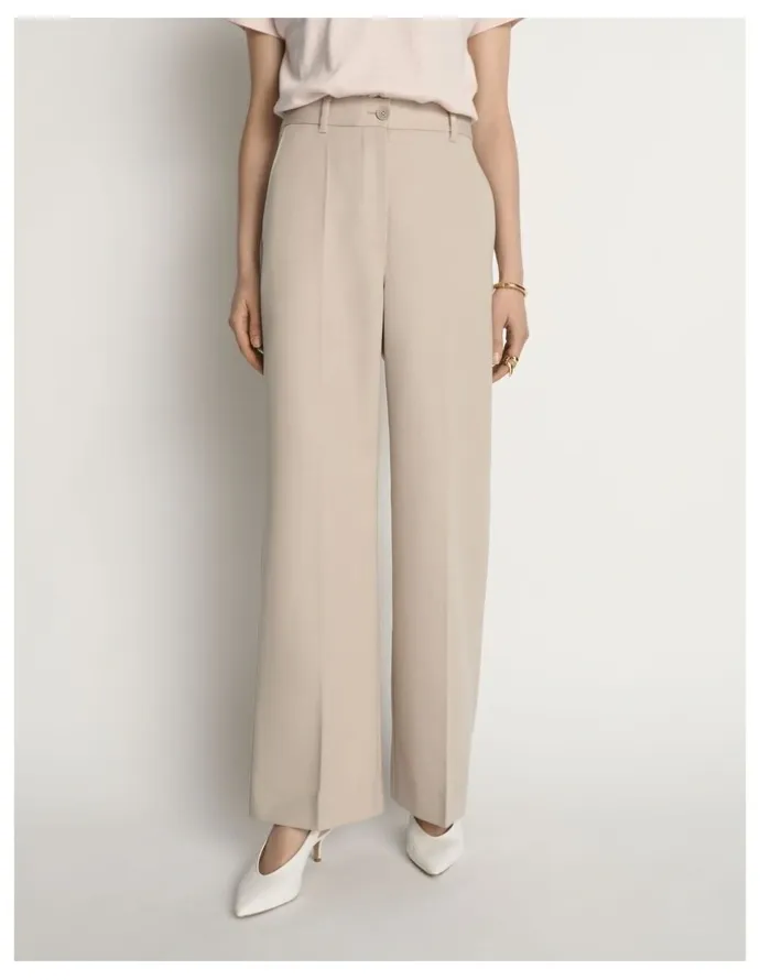 Veronika Maine Wool Wide Leg Pant