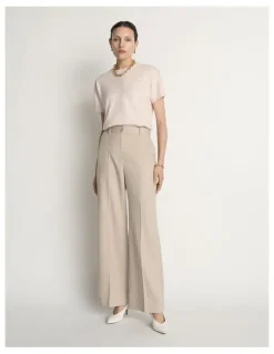 Veronika Maine Wool Wide Leg Pant