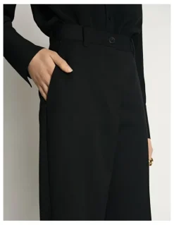 Veronika Maine Wool Wide Leg Pant