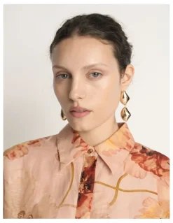 Veronika Maine Whisper Poppy Shirtdress