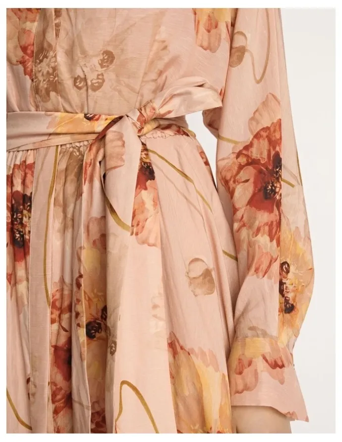 Veronika Maine Whisper Poppy Shirtdress