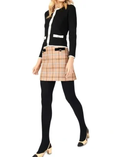 Voodoo Cable Tights in Black