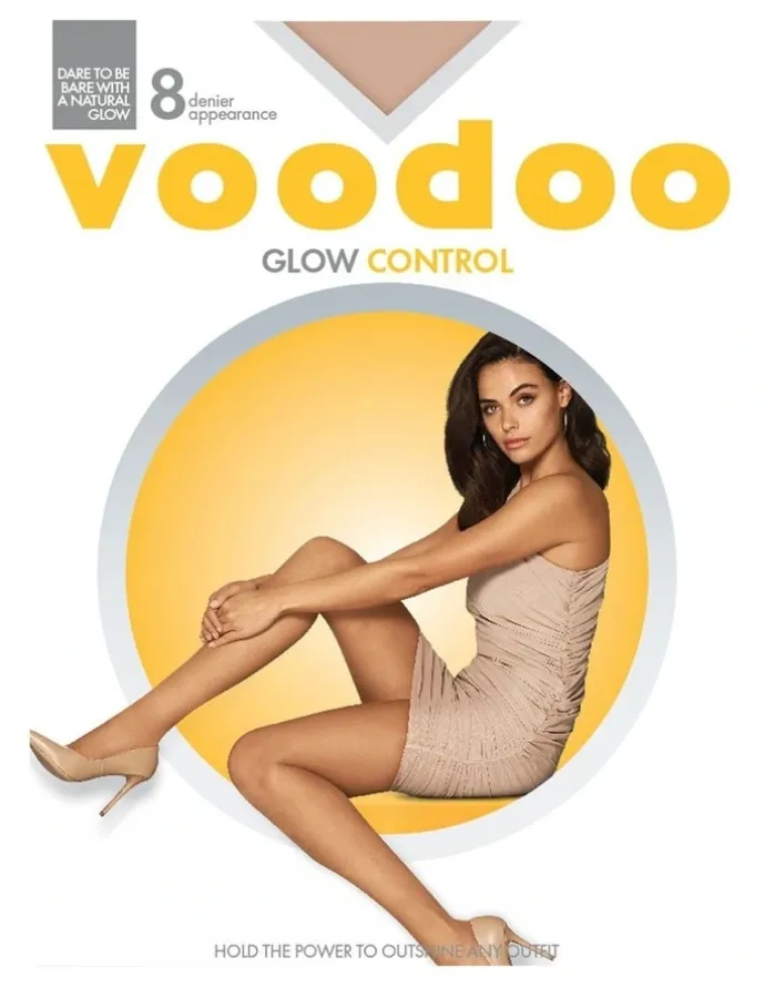 Voodoo Glow Control Pantyhose in Tan