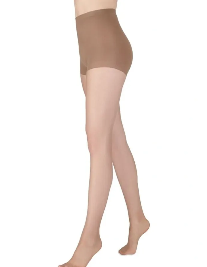 Voodoo Glow Control Pantyhose in Tan