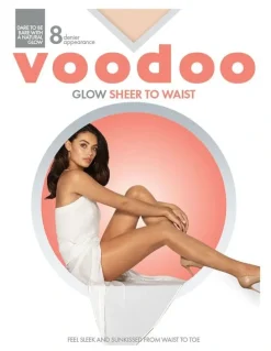 Voodoo Glow Sheer To Waist Pantyhose in Gold