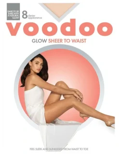 Voodoo Glow Sheer To Waist Pantyhose in Beige