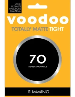 Voodoo Totally Matte 70 Denier Slim Tight Black