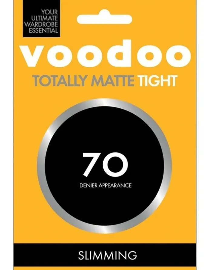 Voodoo Totally Matte 70 Denier Slim Tight Black