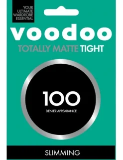 Voodoo Totally Matte 100 Denier Slim Tight in Black