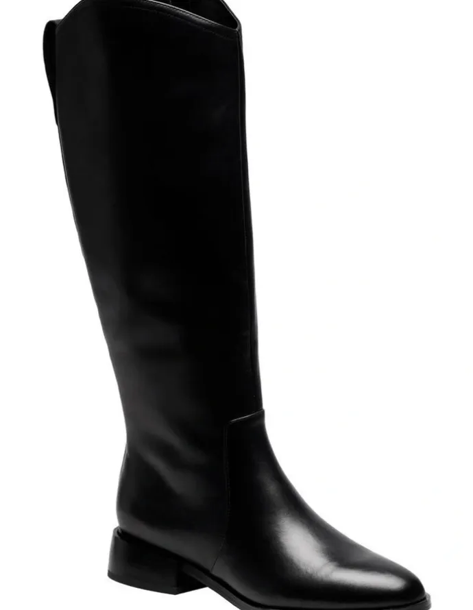 1978W Eden Knee High Boot in Black