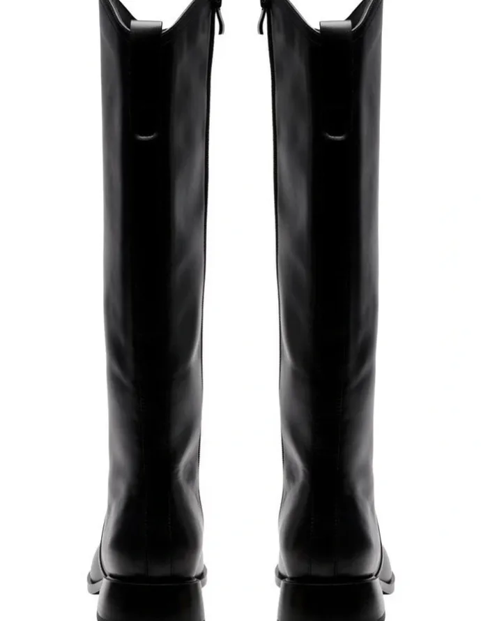 1978W Eden Knee High Boot in Black