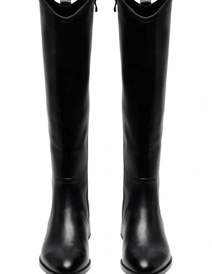 1978W Eden Knee High Boot in Black