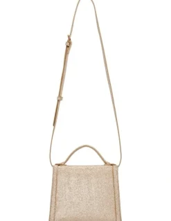 1978W Isla Crossbody Bag in Gold Fabric
