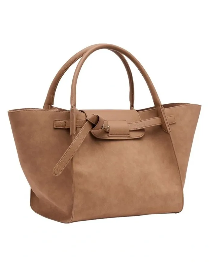 1978W Violet Tote Bag in Tan