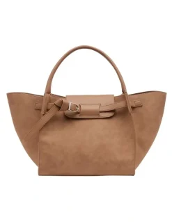 1978W Violet Tote Bag in Tan