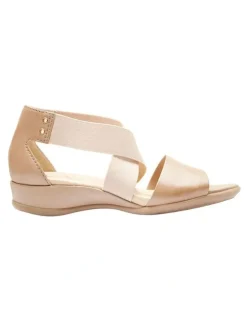 Wide Steps Chester Nude Glove Sandals