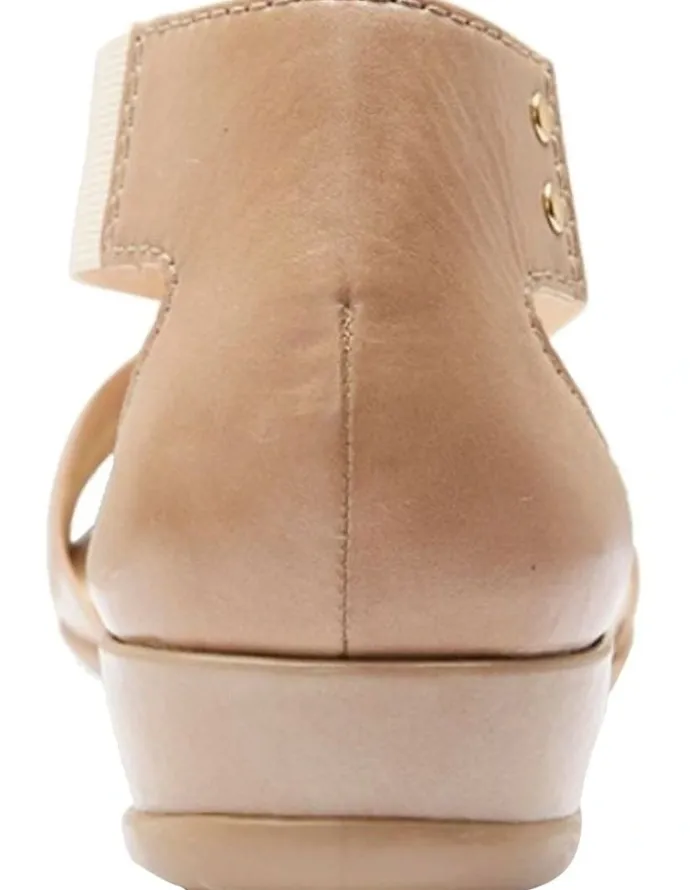 Wide Steps Chester Nude Glove Sandals