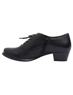 Wide Steps Damian Black Glove Shoes