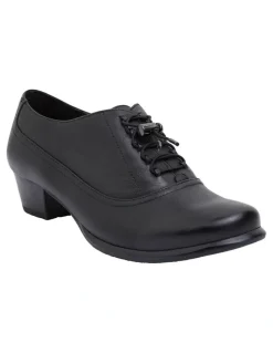 Wide Steps Damian Black Glove Shoes