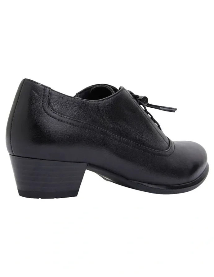 Wide Steps Damian Black Glove Shoes