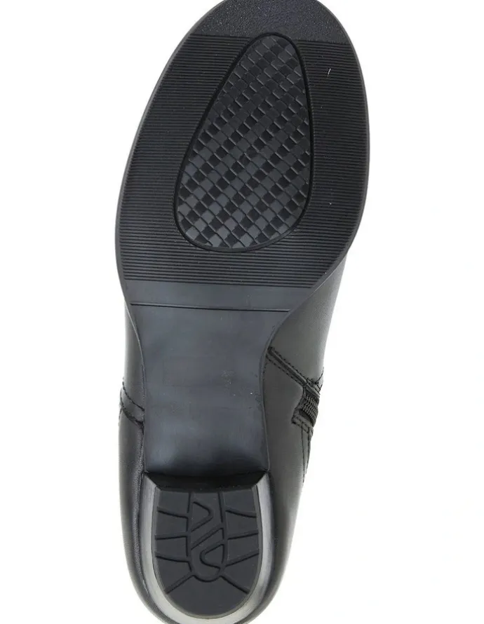 Wide Steps Delmar Black Glove Boots