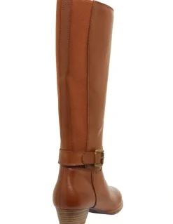 Wide Steps Diesel Boots in Mid Brown Glove