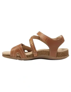 Wide Steps Fandango Leather Sandals in Tan